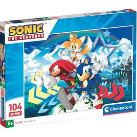 Sonic a sündisznó és barátai 104db-os puzzle - Clementoni