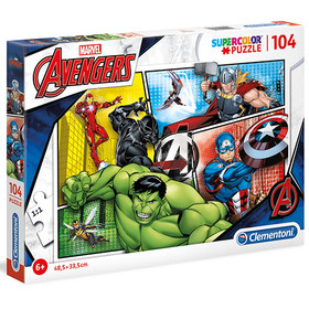Marvel Bosszuállók Supercolor puzzle 104db-os - Clementoni