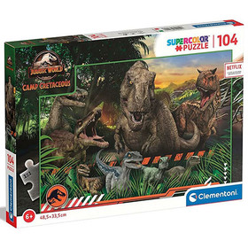 Jurassic World: Krétakori tábor Supercolor puzzle 104db-os - Clementoni