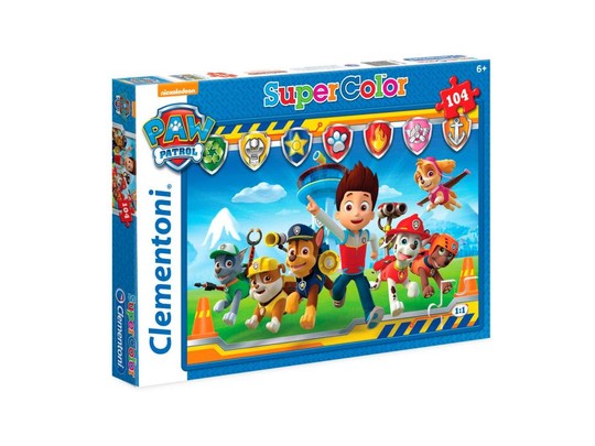 Mancs őrjárat: A csapat Supercolor puzzle 104db-os - Clementoni