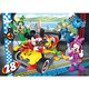 Mickey az autóversenyző Supercolor puzzle 104db-os - Clementoni