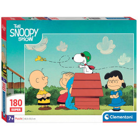 Snoopy a kutyaházon 180 db-os puzzle - Clementoni