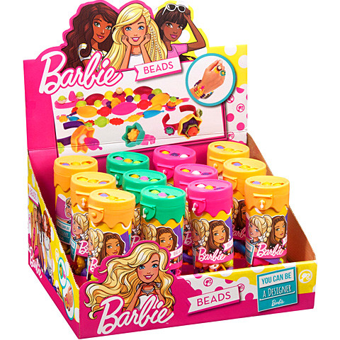 Barbie gyöngy ékszerkészítő szett tégelyben
