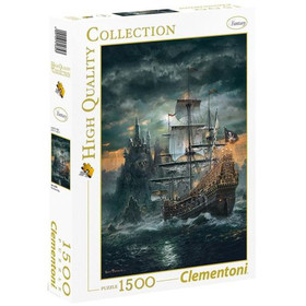 Clementoni: A kalózhajó 1500db-os puzzle - High Quality Collection