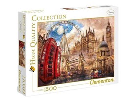 Clementoni: Vintage London 1500db-os puzzle - High Quality Collection