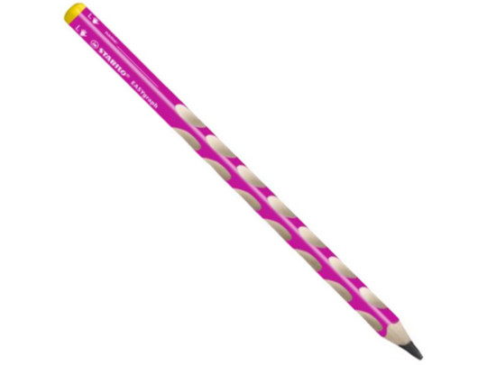 Stabilo: EASYgraph L háromszögletű grafit ceruza 2B rózsaszín