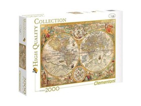 Clementoni: Antik térkép 2000db-os puzzle - High Quality Collection