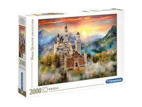 Neuschwanstein kastĂ©ly HQC 2000db-os puzzle - Clementoni