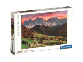 Val Di Funes, Olaszország HQC puzzle 2000db-os - Clementoni