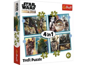 Star Wars: The Mandalorian 4 az 1-ben puzzle - Trefl
