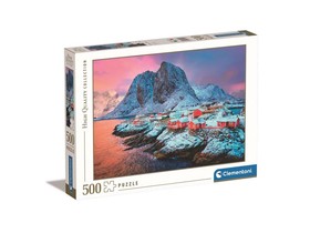Hamnoy, Norvégia HQC puzzle 500db-os - Clementoni