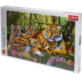 Tigris család 500db-os puzzle - Trefl