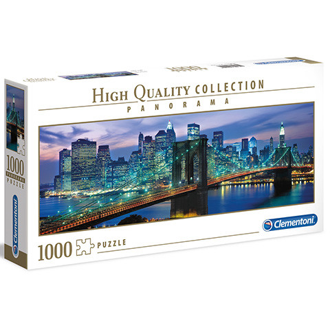Brooklyn híd New York HQC 1000db-os panoráma puzzle - Clementoni