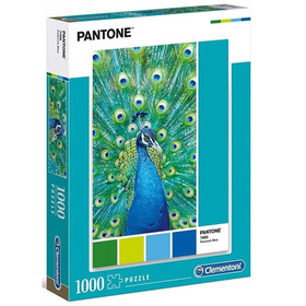 Pantone Türkiz páva puzzle 1000 db-os - Clementoni