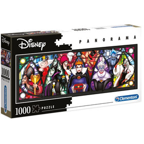 Disney fő gonoszok panoráma 1000 db-os puzzle - Clementoni