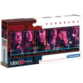 Stranger Things panoráma puzzle 1000db-os - Clementoni