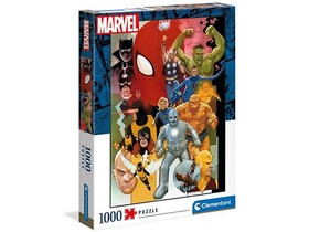 High Quality Collection: Marvel szuperhĂµsĂ¶k 80-as Ă©vek 1000db-os prĂ©mium HQC puzzle 69x50cm - Cl
