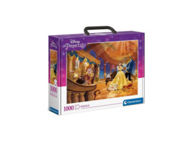  Clementoni 1000 db-os puzzle bőröndben - Disney Princess - Szépség és a szörnyeteg