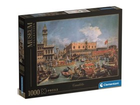 Canaletto: A dózse díszgondolája a mólónál, áldozócsütörtökön Museum Collection 1000db-os puzzle - C