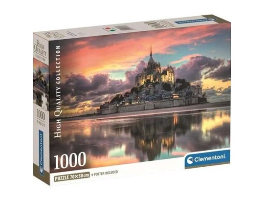A csodálatos Mont Saint-Michel HQC 1000db-os puzzle poszterrel - Clementoni