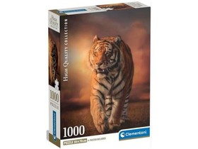 Tigris HQC 1000db-os puzzle poszterrel - Clementoni
