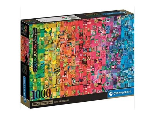 Kollázs ColorBoom Collection 1000db-os puzzle poszterrel - Clementoni