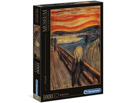 Munch: A sikoly Museum Collection 1000db-os puzzle poszterrel - Clementoni