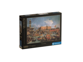 Canaletto: A dózse díszgondolája a mólónál, áldozócsütörtökön Museum Collection 1000db-os puzzle pos