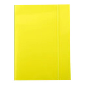 Spirit: Világos sárga színű gumis mappa A/4-es méretben