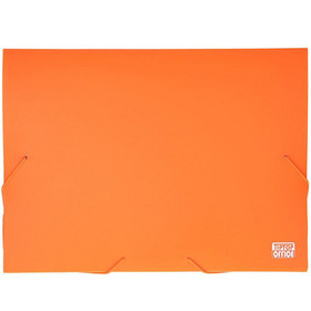Spirit: Neon narancssárga műanyag gumis füzetbox A4-es