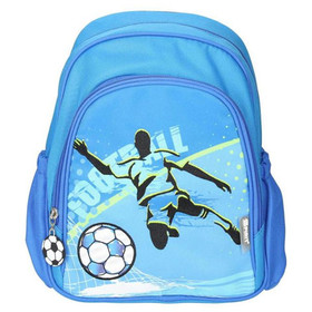 Spirit: Football Player lekerekített iskolatáska, hátizsák 24x13x31cm