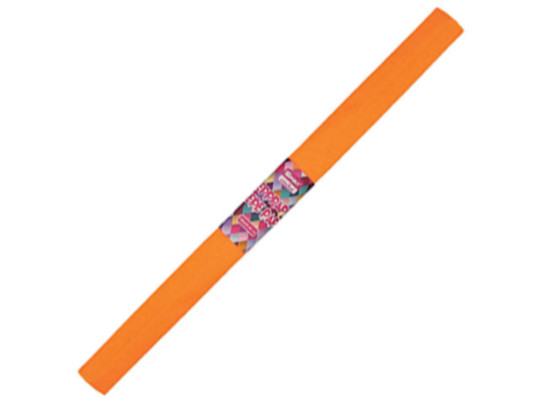 Spirit: Fluoreszkáló narancssárga színű krepp papír 200x50cm-es