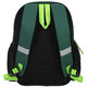 Spirit: Párducos zöld színű lekerekített ergonómikus iskolatáska