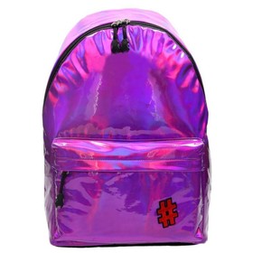 Spirit: Metál lila iskolatáska hátizsák