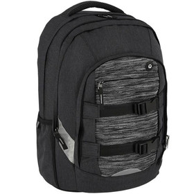 Spirit: Urban fekete-fehér ergonomikus iskolatáska, hátizsák 46x32x22cm