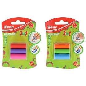 Spirit: Roller 3in1 ceruzamarkolat és radír többféle színben 6db-os szett