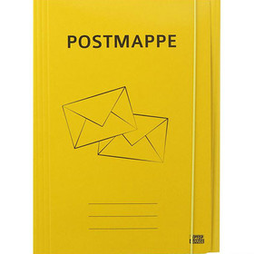 Spirit: Postmappe sárga karton gumis dosszié A4-es