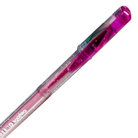 Carioca: Glitter lila színű csillámos zselés toll