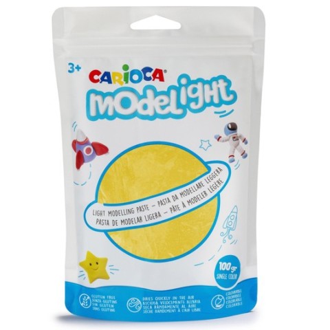 Modelight 50g-os sárga gyurma - Carioca