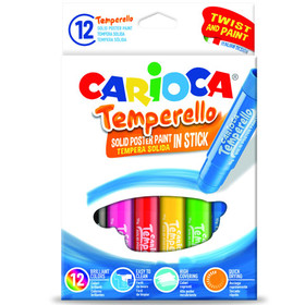 Carioca: Színes tempera stick 6db-os kimosható
