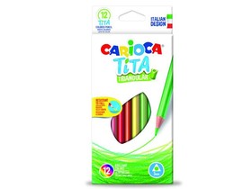 Carioca: Tita háromszög színes ceruza 12db-os