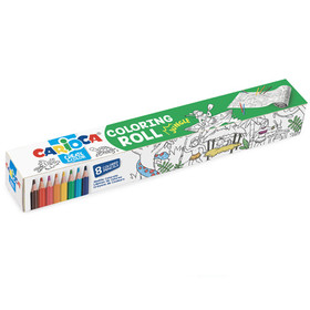 Dzsungel színező henger 8db ceruzával - Carioca