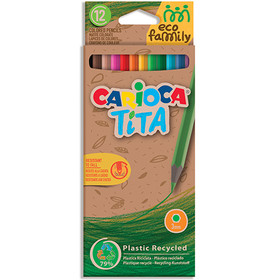 Tita Eco Family színes ceruza 12db-os szett - Carioca