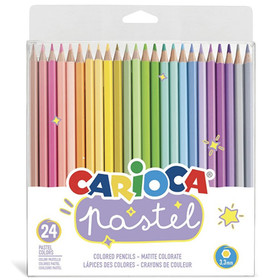 Pastel színes ceruza 24db-os szett - Carioca