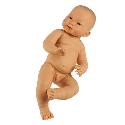 Fiú csecsemő baba ázsiai 45cm