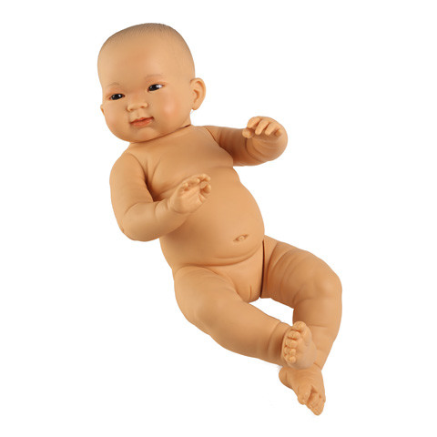 Lány csecsemő baba ázsiai 45cm