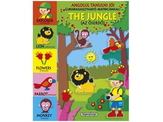 Angolul tanulni jó! - The jungle készségfejlesztő könyv