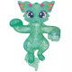 Superstars: Drumylee csillámos sárkány nyújtható figura 16cm