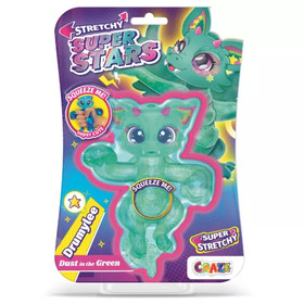 Superstars: Drumylee csillámos sárkány nyújtható figura 16cm