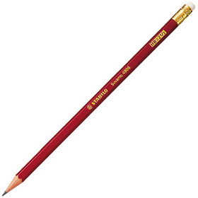 Stabilo: Swano HB grafit ceruza radírral piros színben